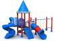 Galvanized steel pipe small size non-toxic castle style outdoor playground for kids TQ-ZR125B